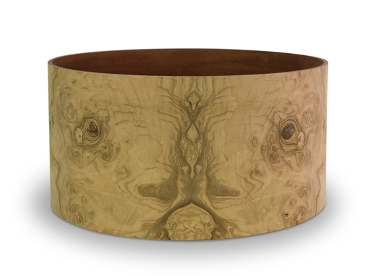 14" 6-Ply Ash-Burl Mahagoni/Mahogany, Snare-Kessel (PreOrder)